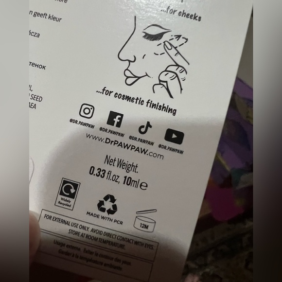 Dr. PAWPAW Tinted Peach Pink Balm | 0.33 fl. oz. - Picture 6 of 6